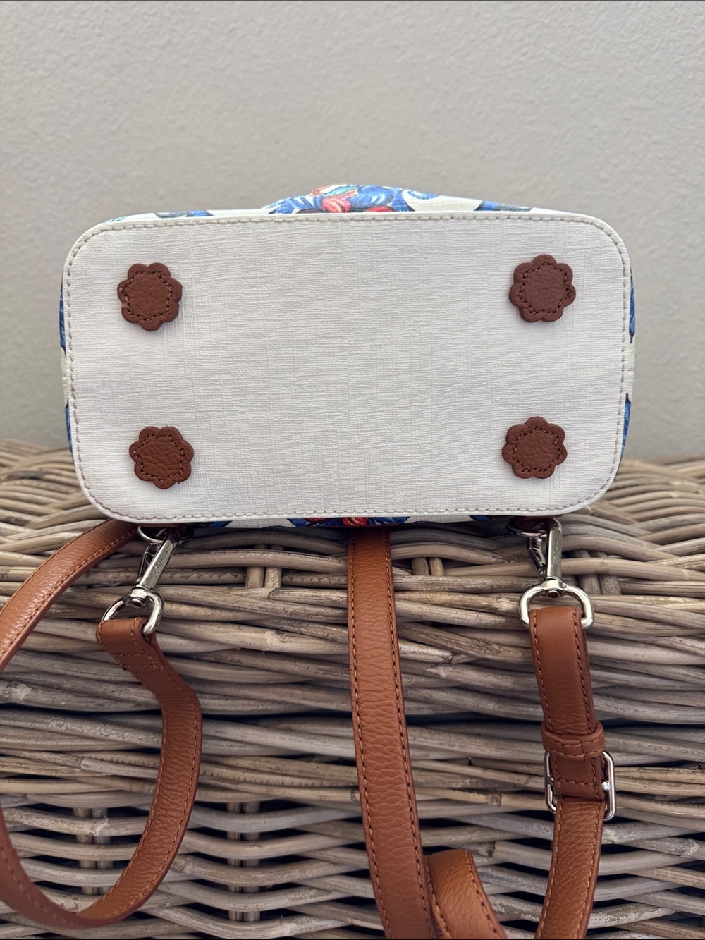 Brighton Bella Limone - Floral Blue Multicolor Backpack or Tote 👜 - Picture 6 of 7